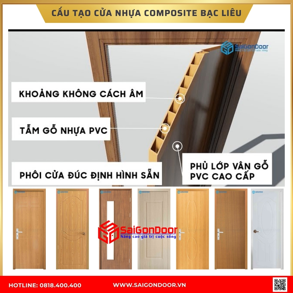 Cấu tạo cửa nhựa composite