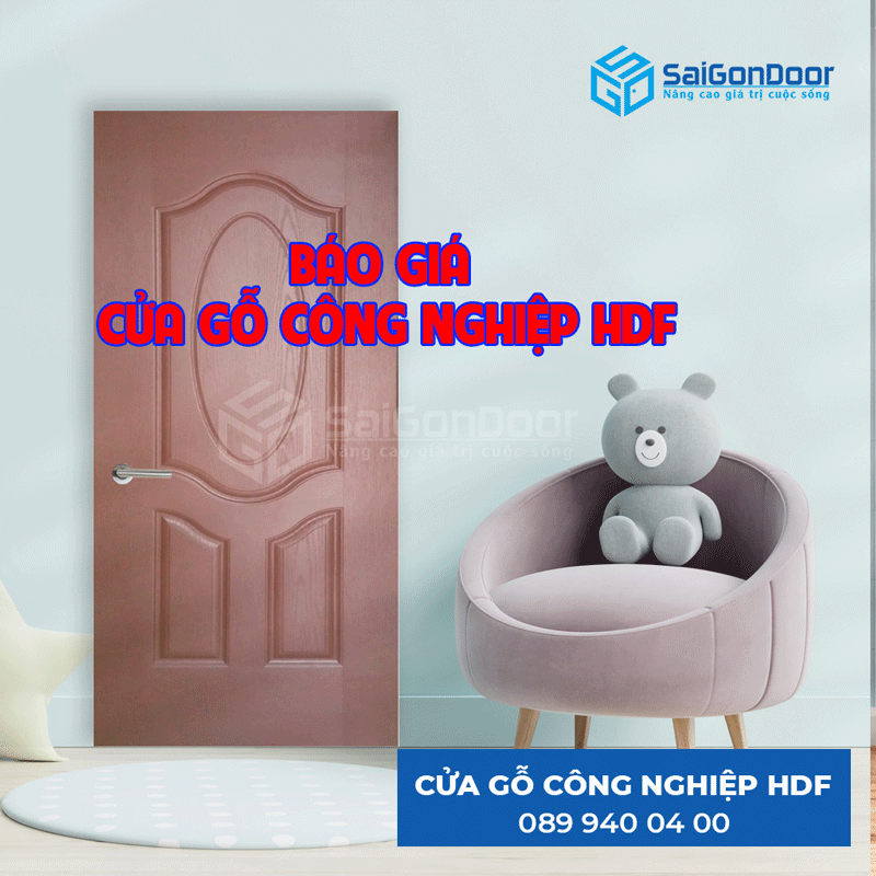 Báo giá cửa gỗ công nghiệp HDF