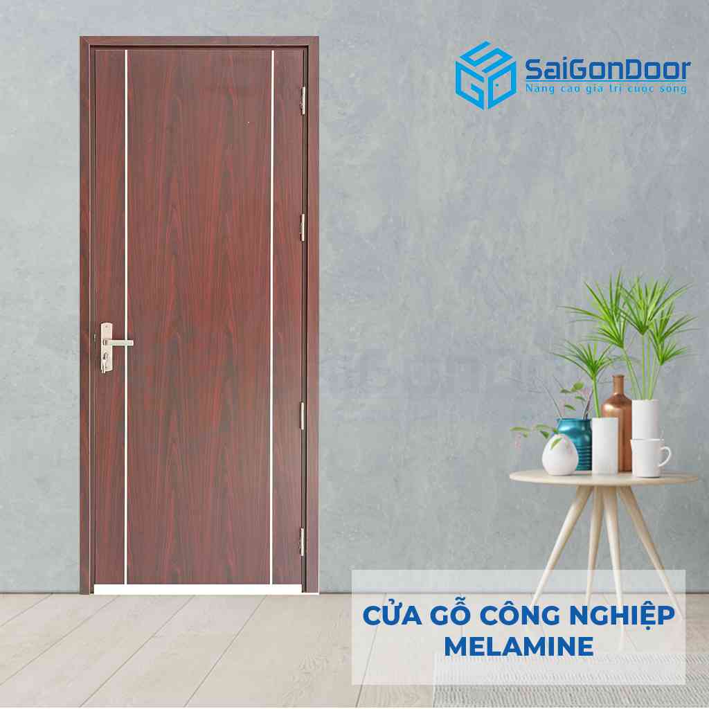 CỬA GỖ CÔNG NGHIỆP MDF MELAMINE P1R2-1