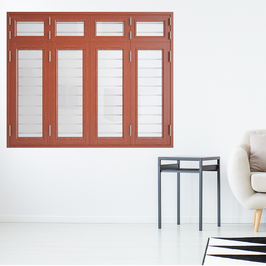 Cửa thép vân gỗ SGD CS4K