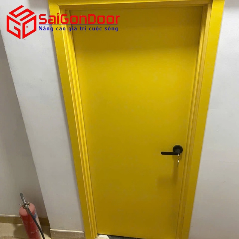 Lắp cửa MDF Cách âm cho nhà phố chị Đ.M.C tại Tân Phong, Đồng Nai