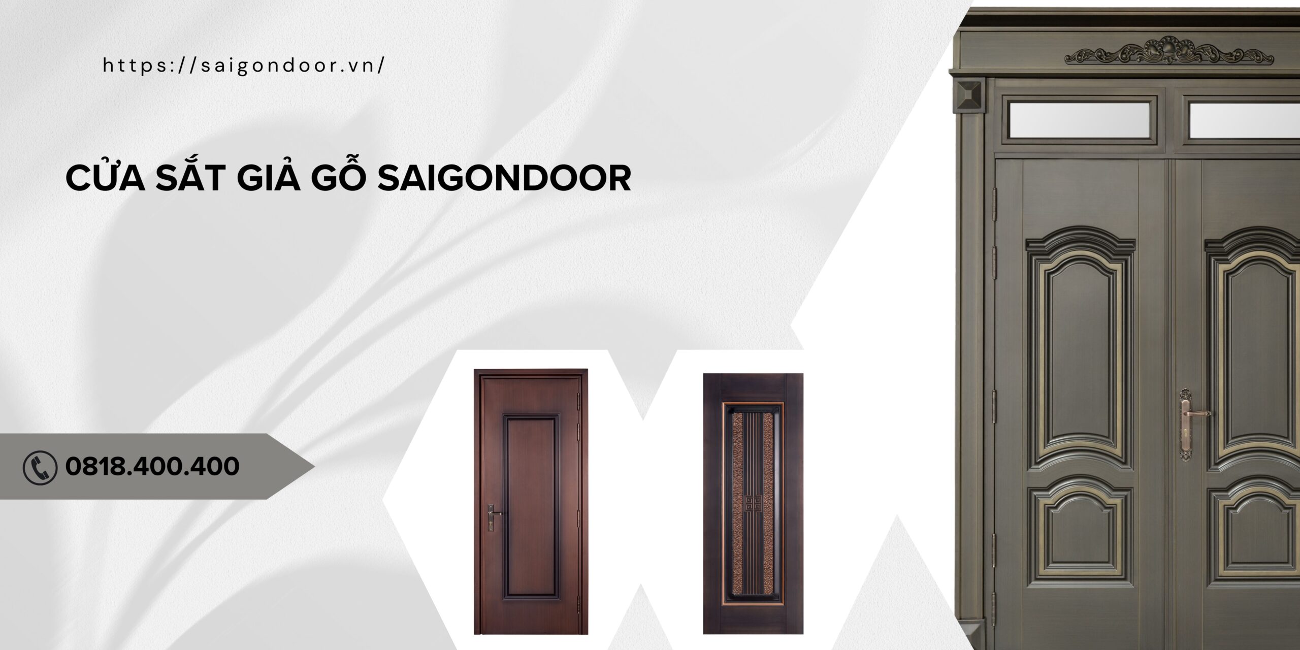 SaiGonDoor - Địa chỉ mua cửa sắt giả gỗ Sóc Trăng uy tín