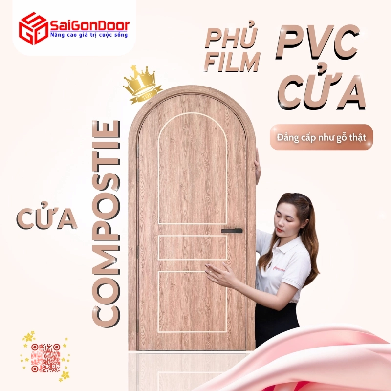 Mẫu cửa vòm cong tân cổ điển