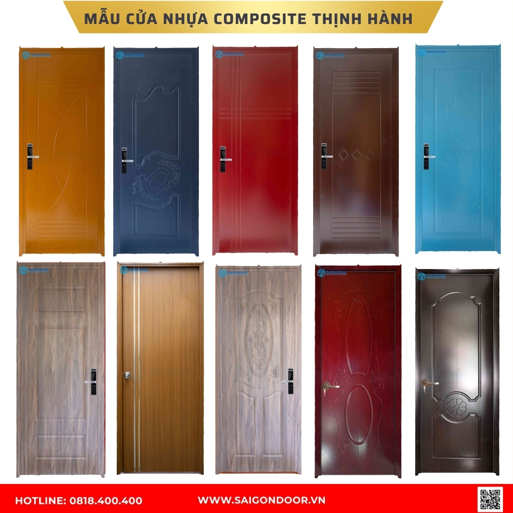 Mẫu cửa nhựa composite Đồng Tháp