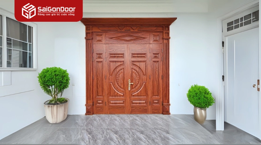 Những điều kiêng kỵ và mẹo phong thủy khác khi chọn cửa thép vân gỗ