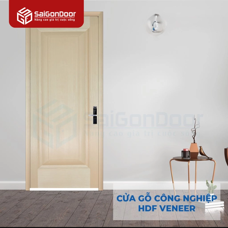 Cửa Gỗ Công Nghiệp HDF Veneer 1B ash