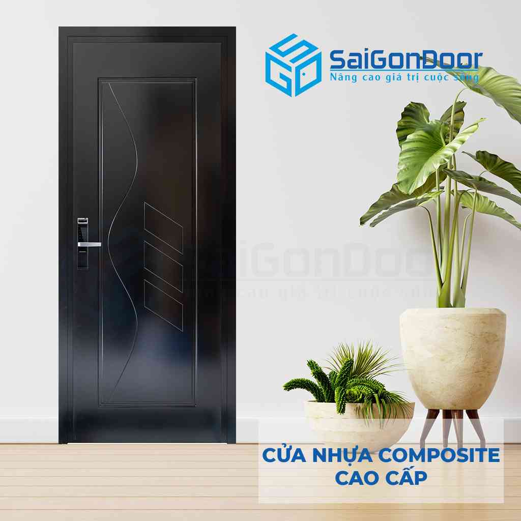 Mẫu cửa phòng ngủ nhựa composite A09-38