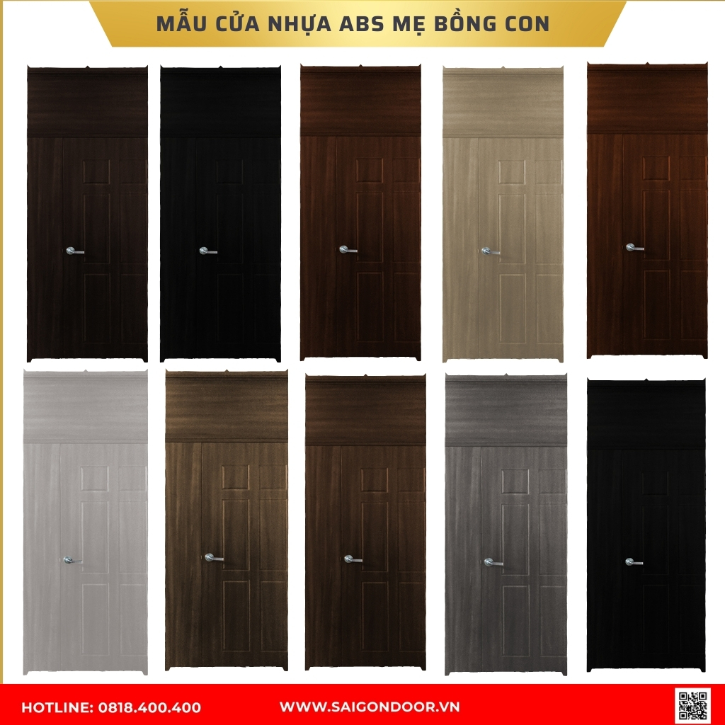 Mẫu cửa nhựa ABS Hàn Quốc Tiền Giang