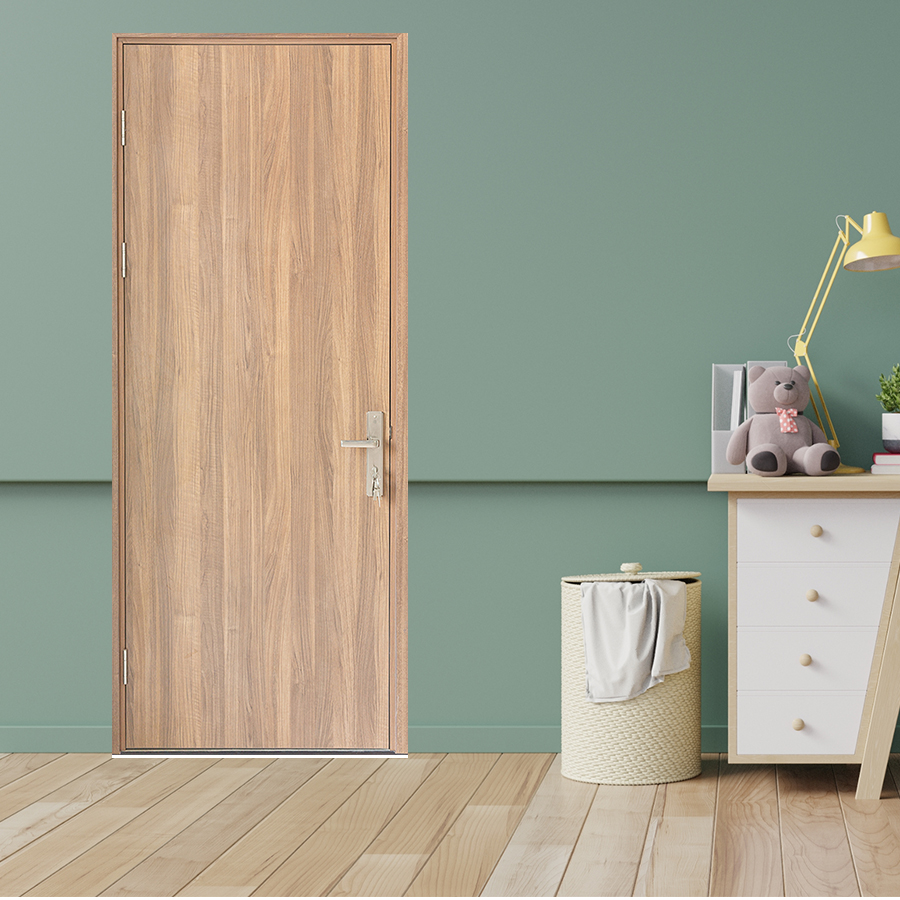 CỬA GỖ PHÒNG NGỦ PN MDF Laminate P1 (2)