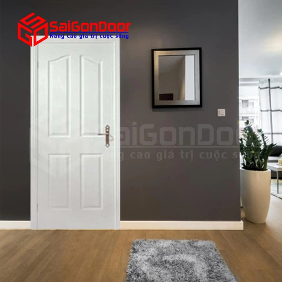 lắp cửa gỗ công nghiệp