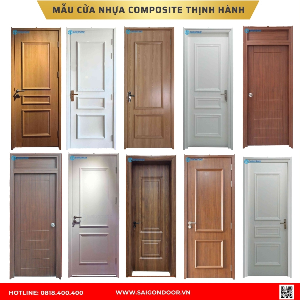 Mẫu cửa nhựa composite Đồng Tháp