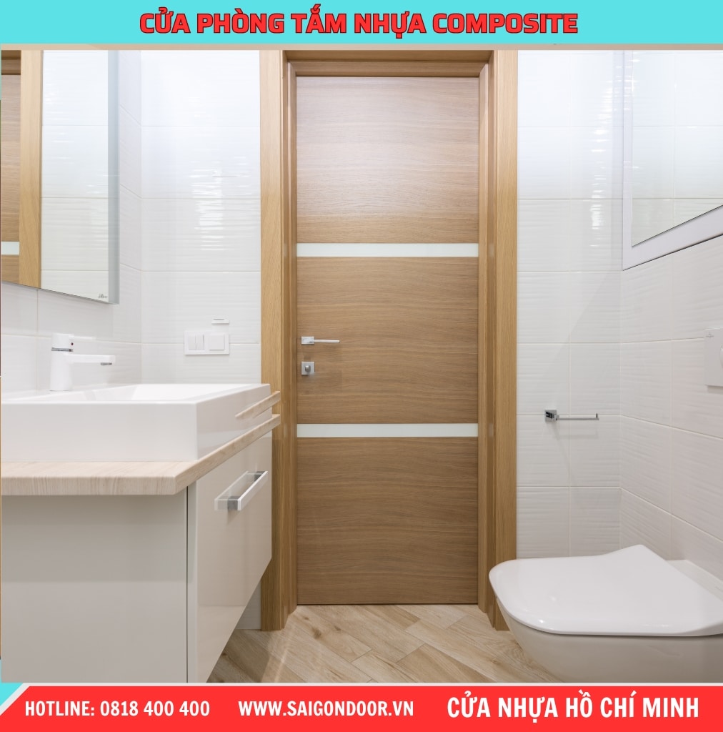 Tính thẩm mỹ và chịu ẩm tốt: Cửa nhựa composite mang lại sự thanh lịch và độ bền trong môi trường ẩm ướt của nhà tắm