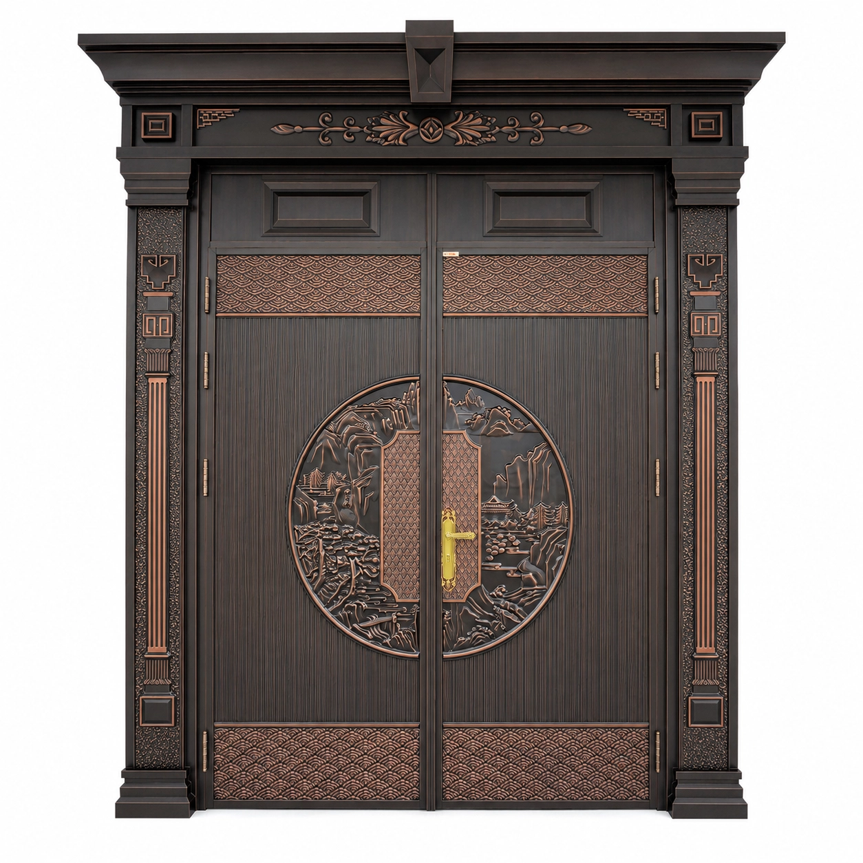 Cửa Nhôm Vân Gỗ SGDNVG-03