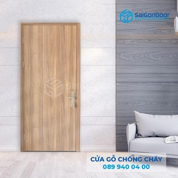 Cửa gỗ chống cháy chung cư