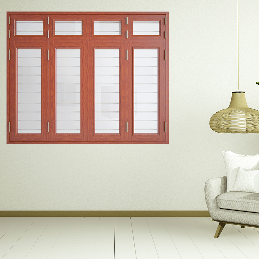 Cửa thép vân gỗ SGD CS4K