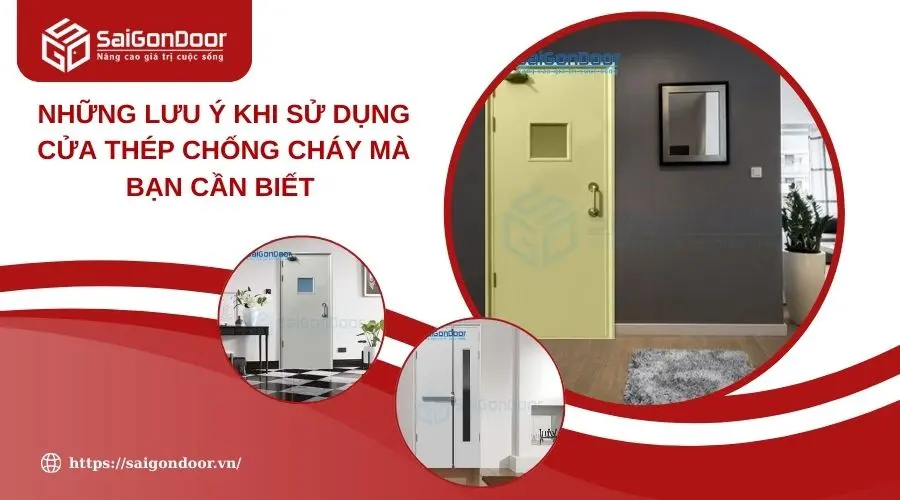 Những Lưu Ý Khi Sử Dụng Cửa Thép Chống Cháy Mà Bạn Cần Biết 