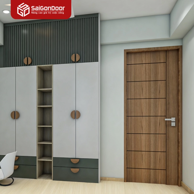 Tiêu chí quan trọng khi lựa chọn cửa gỗ ép cho phòng ngủ