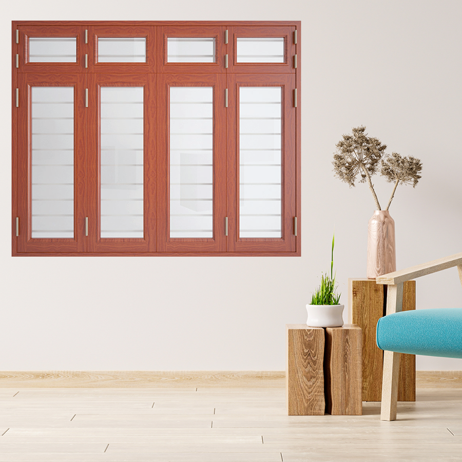 Cửa thép vân gỗ SGD CS4K