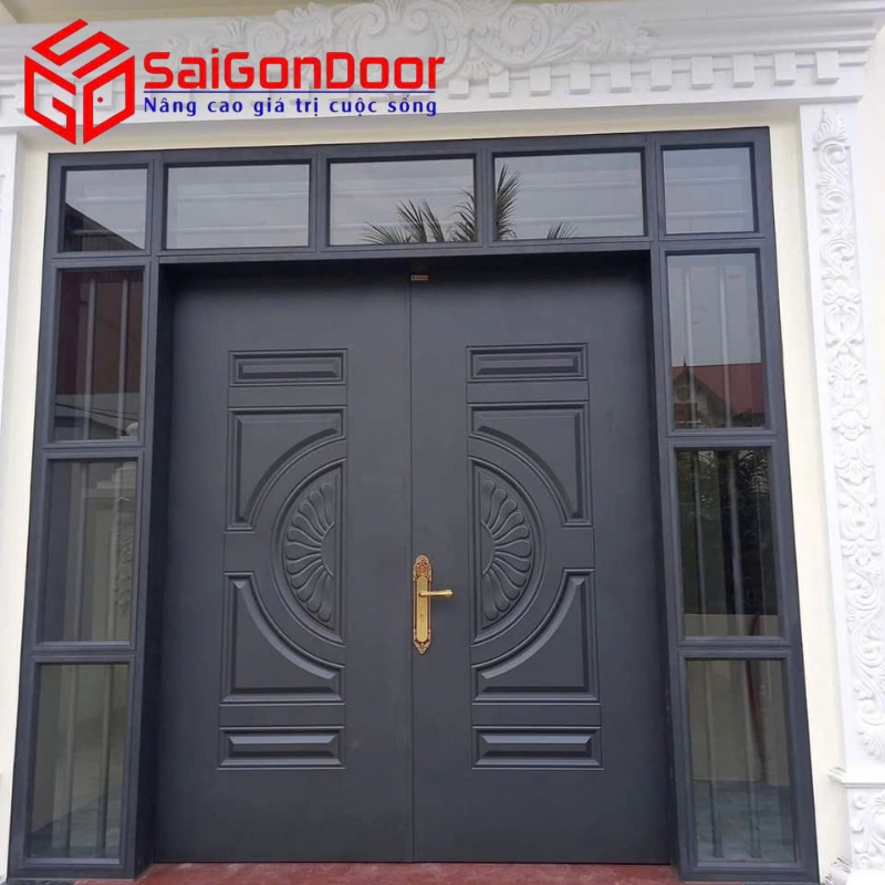Thi công lắp đặt cửa thép vân gỗ tại phường Tam Thắng Vũng Tàu