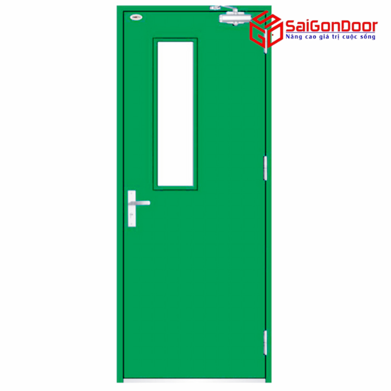 Cửa thép chống cháy TCC. P1G1-1-C6