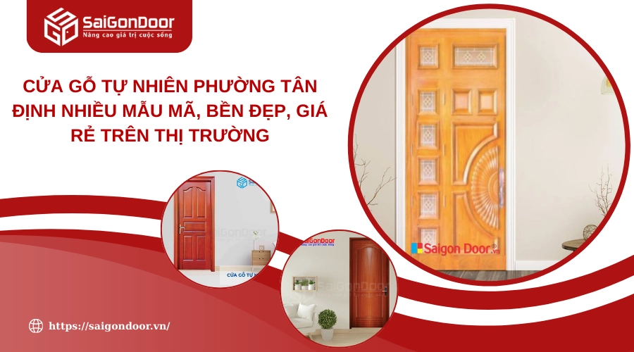Cửa Gỗ Tự Nhiên Phường Tân Định Nhiều Mẫu Mã, Bền Đẹp, Giá Rẻ Trên Thị Trường