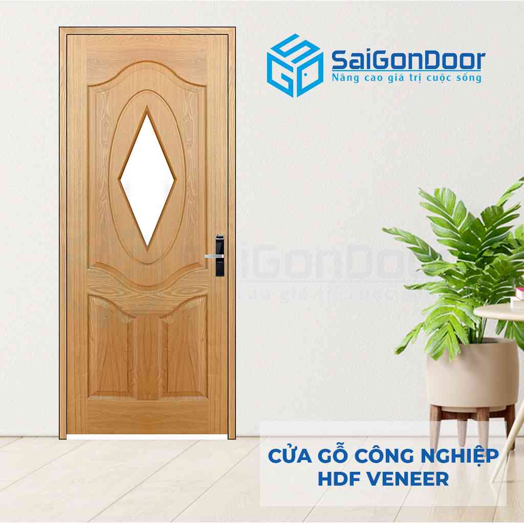  Mẫu 6: Cửa gỗ công nghiệp HDF Veneer 3AG1