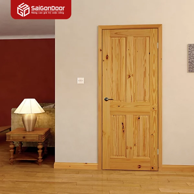 Những ưu điểm vượt trội khiến cửa gỗ thông trở thành lựa chọn kinh tế