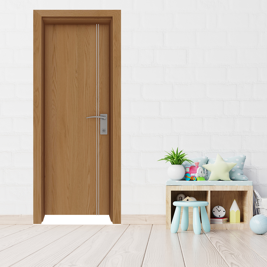 CỬA GỖ PHÒNG NGỦ PN HDF Laminate P1R2s
