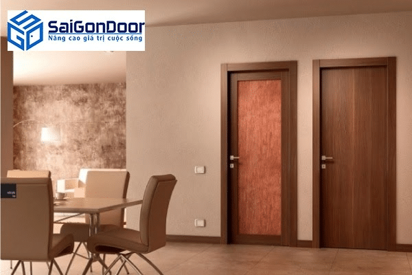 Hình ảnh thực tế công trình sử dụng cửa gỗ cao cấp Saigondoor