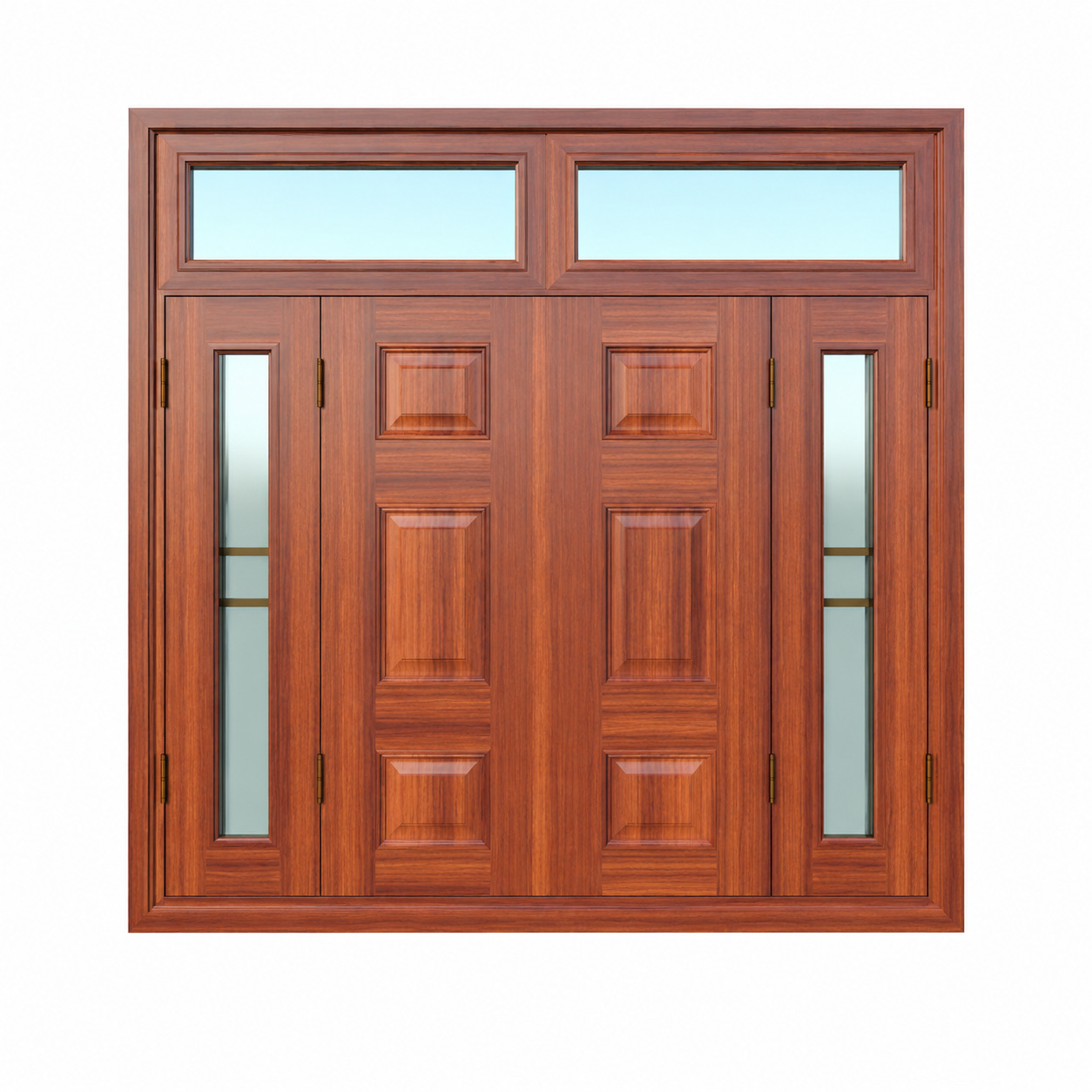 Cửa Sổ Thép Vân Gỗ SGDCSTVG-08