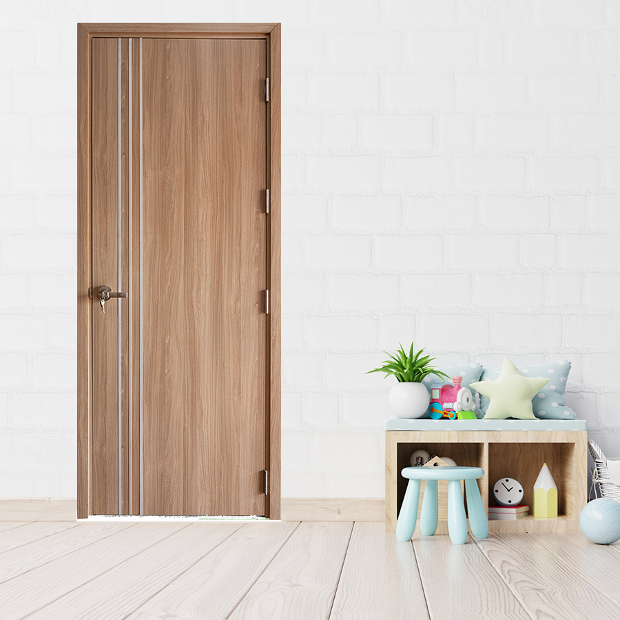 CỬA GỖ NHÀ TẮM SGD Cua go MDF Melamine P1R3-1