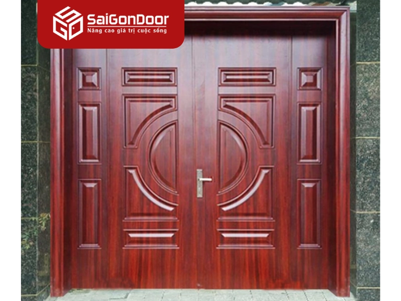 Những lưu ý khi lựa chọn cửa thép vân gỗ 