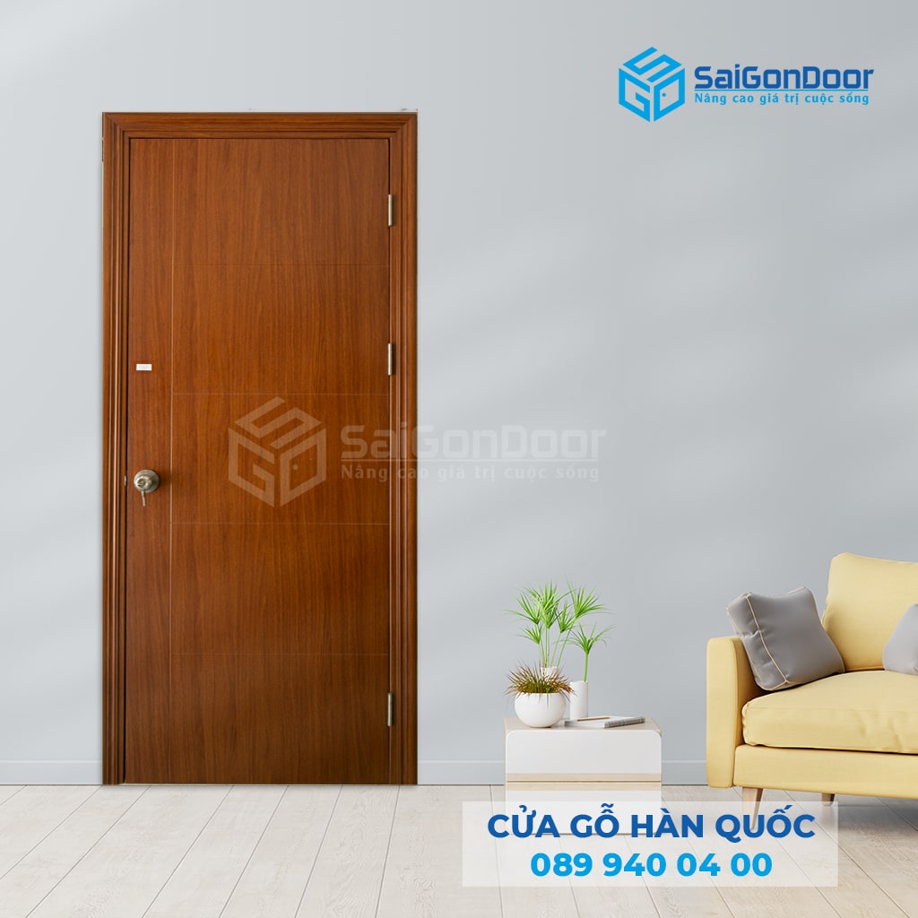 Cửa thông phòng bằng cửa gỗ Hàn Quốc