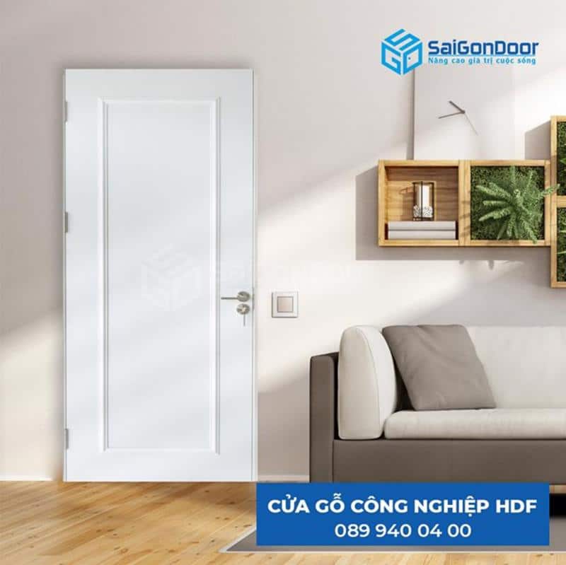 Cửa gỗ 1 cánh bằng HDF