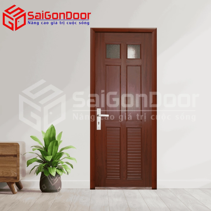 Dòng cửa nhựa giả gỗ giúp tối ưu chi phí