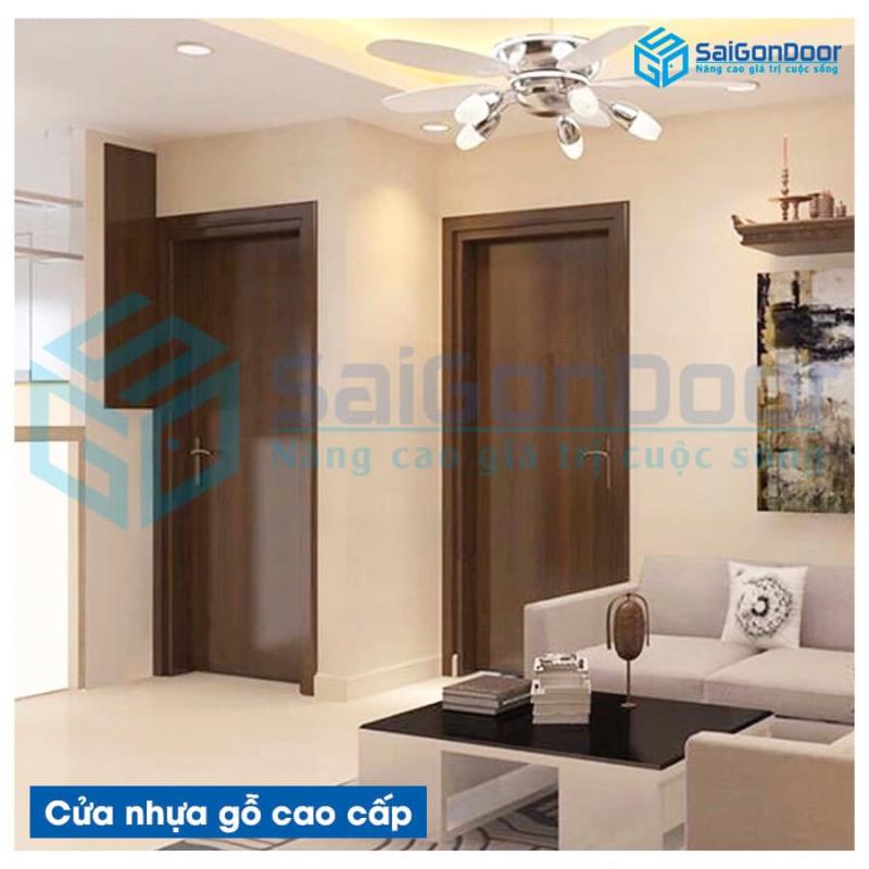 Cửa nhựa ABS Hàn Quốc phù hợp lắp đặt cho văn phòng