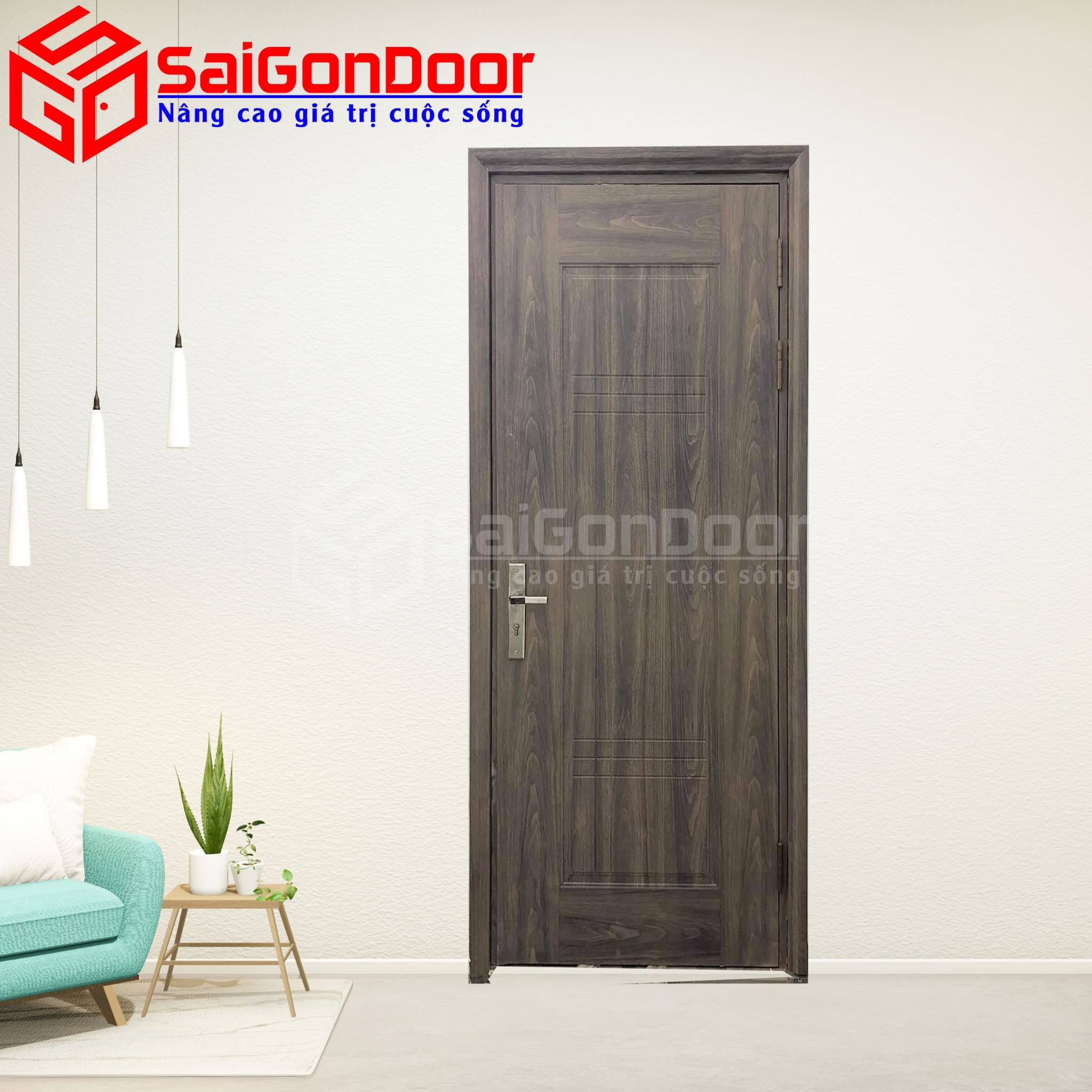 Cửa Thép Vân Gỗ SGD-KM.TVG-1C-13
