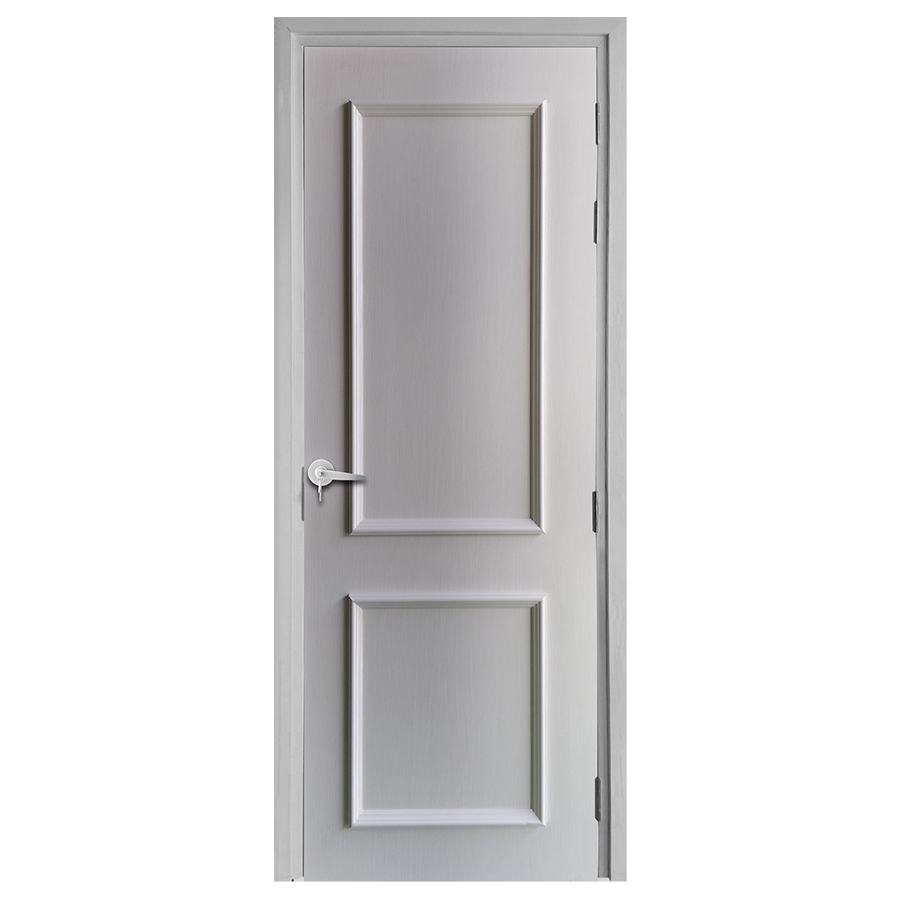 Cửa nhựa giả gỗ composite 2PN trắng 2
