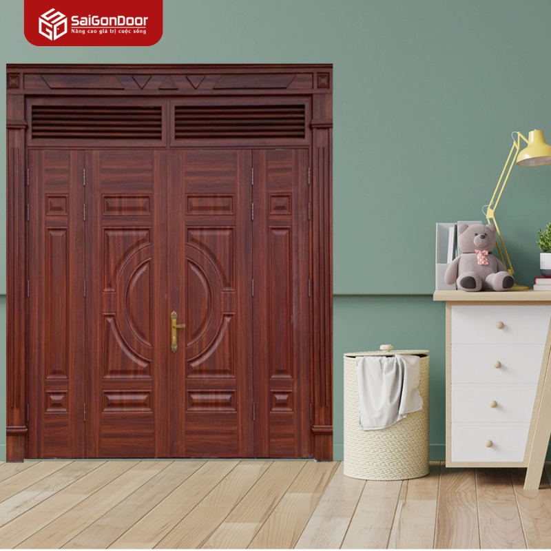 Cửa thép vân gỗ SGD-12