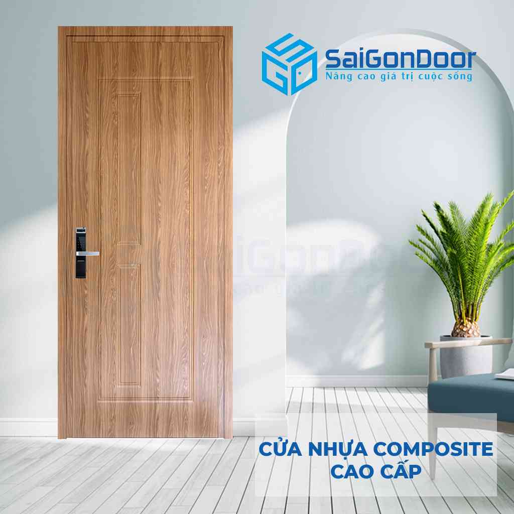 Mẫu cửa nhựa giả gỗ composite B2-00-CN2