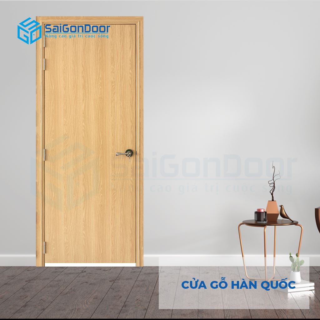 Cửa gỗ Hàn Quốc P1R6 SGD 