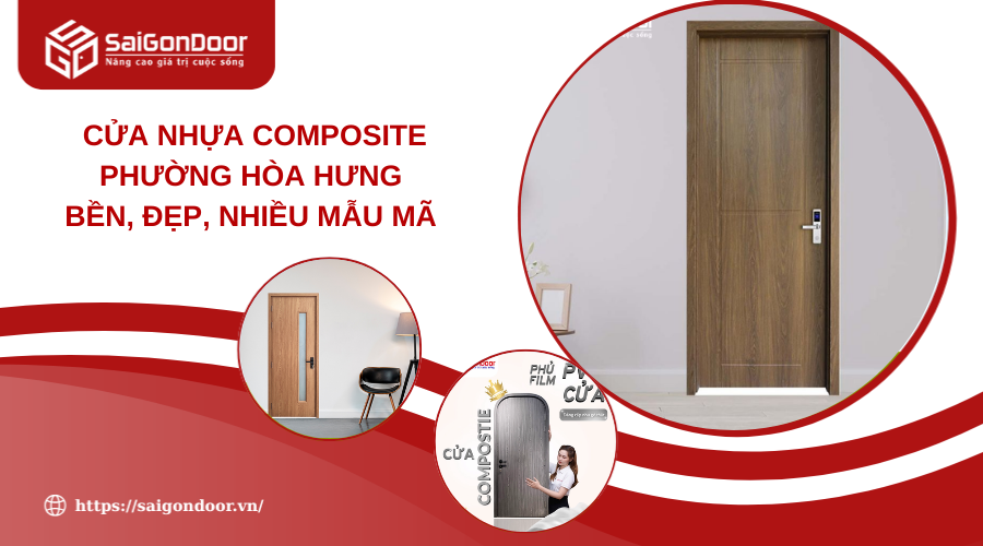 Cửa Nhựa Composite Phường Hòa Hưng Bền, Đẹp, Nhiều Mẫu Mã 