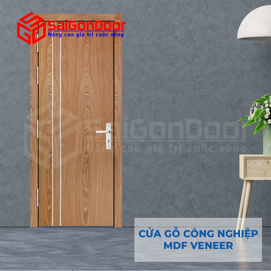 Cửa Gỗ MDF Veneer P1R2a