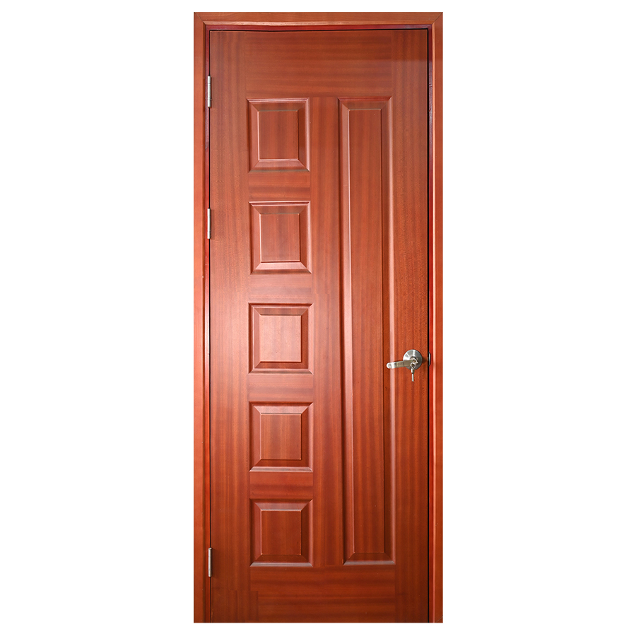 CỬA GỖ NHÀ TẮM SGD Cua go HDF Veneer 6B sapele