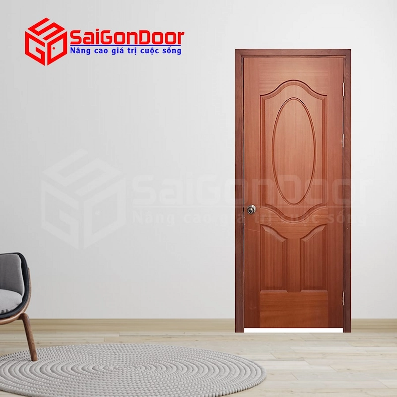 Cửa gỗ HDF Veneer 3A – Xoan Đào