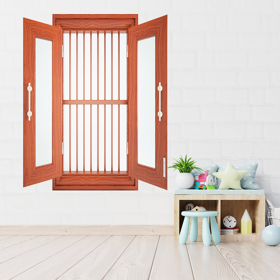 Cửa thép vân gỗ SGD CS2K SS