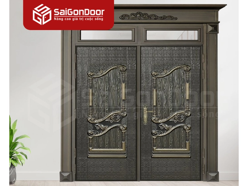 Kinh nghiệm chọn mua cửa thép vân gỗ đẹp và chất lượng