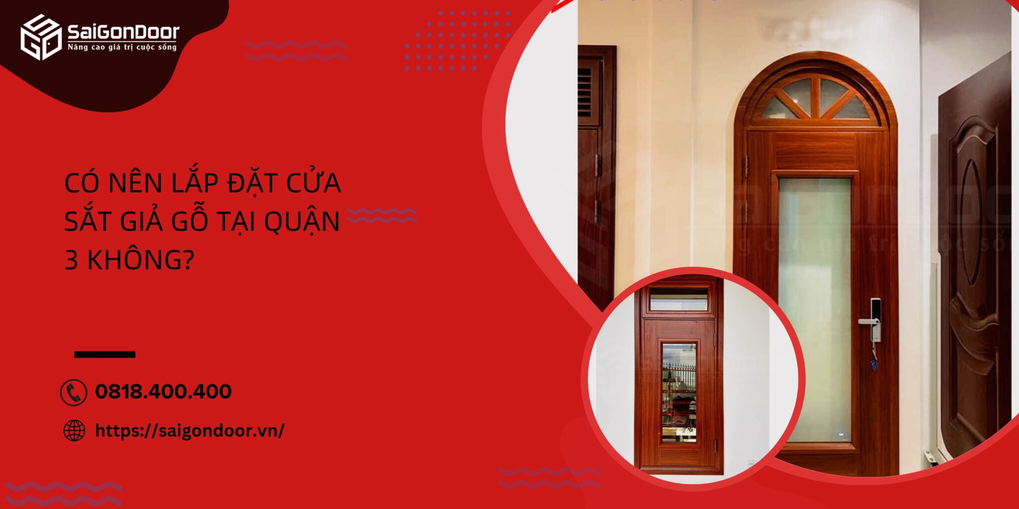 Có Nên Lắp Đặt Cửa Sắt Giả Gỗ Tại Quận 3 Không?