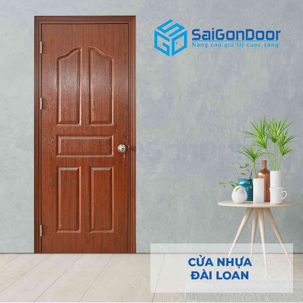 Mẫu cửa nhựa vân gỗ Đài Loan 04-806