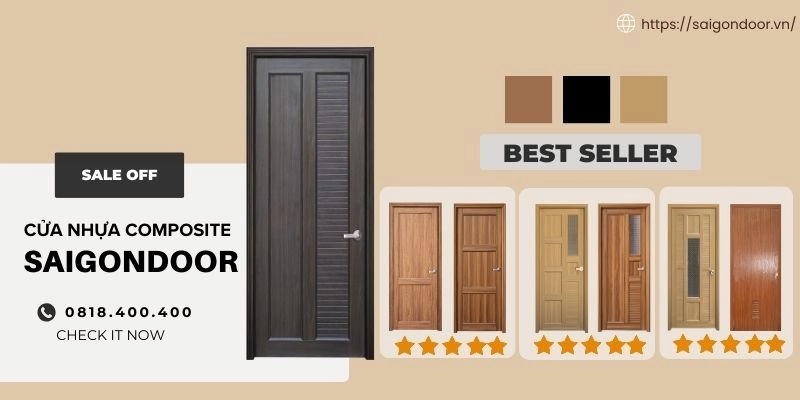 Saigondoor là lựa chọn hàng đầu cho cửa nhựa composite tại Xã An Thới Đông